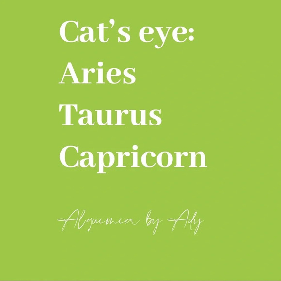 Cat's eye green spheres dangle drops earrings/Capricorn Aries Taurus - Picture 3 of 4